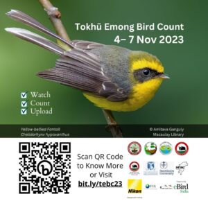 Tokhu Emong Bird Count 2023 Poster