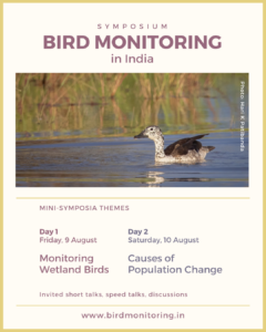 Poster on Bird Monitoring Symposium in India in August 2024