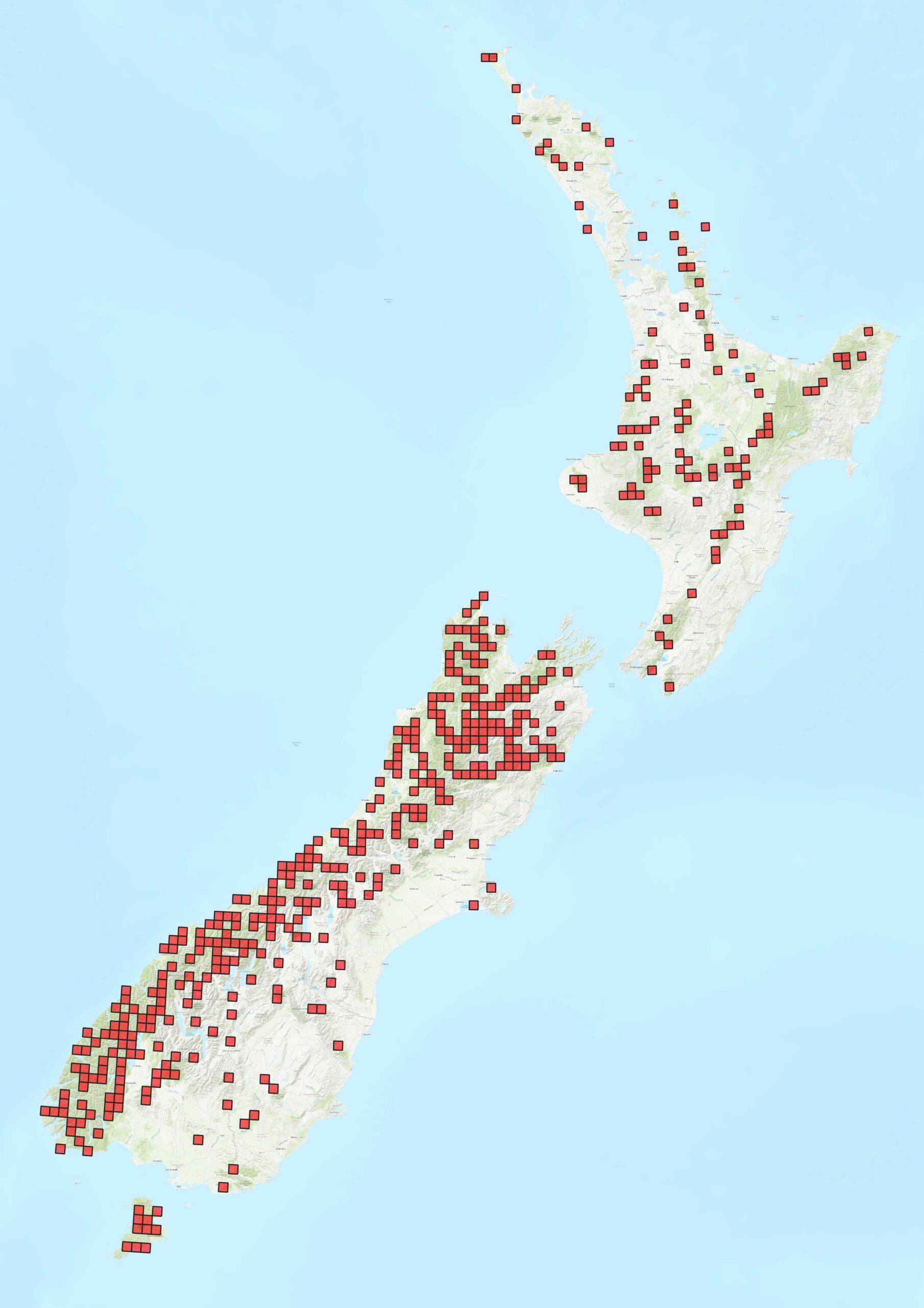 DOC Tier 1 counts bolster Atlas dataset - New Zealand Bird Atlas